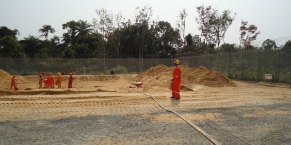 Ground preparation for MCC/FAR Building Foundation